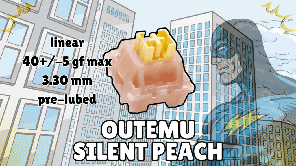 13 1 Akko Fairy Silent vs. Outemu Silent Peach