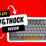 Thocky, schlank und eine NuPhy-Alternative: MARVO ColorReco A75 im Test Marvo A75 mechanische Tastatur mit niedriger Bauhöhe und Thock-Gefühl.