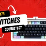 ZOOM75 Tastatur mit bunten Keycaps, mechanische Tastatur, funktionale Tastenkappen, RGB Beleuchtung, Gaming Tastatur, Keycaps-Design.