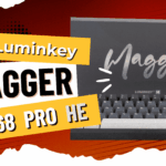Lumikey Magger 68 Pro HE Tastaturen mit mechanischen Tastenkappen für Gaming und Büroarbeit.