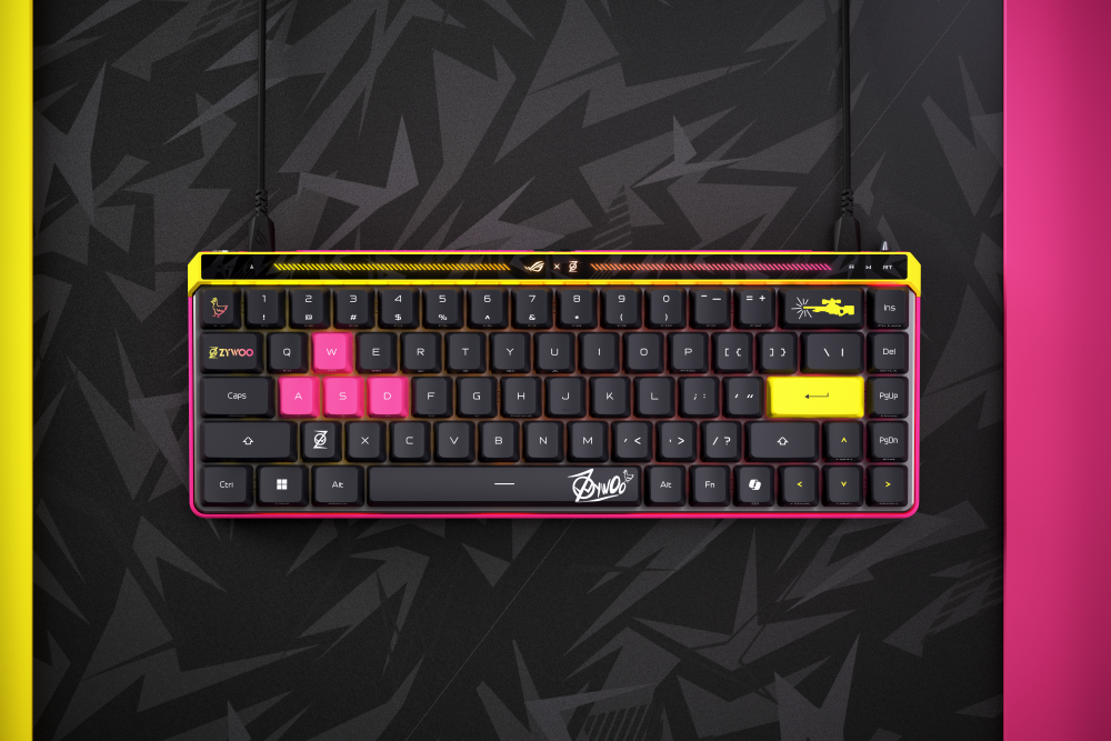 Ich hab keine Ahnung, wer ZywOo ist – aber seine Tastatur ist verdammt bunt m606 ScenarioPhoto 00002 Web ROG Falchion Ace ZywOo Edition
